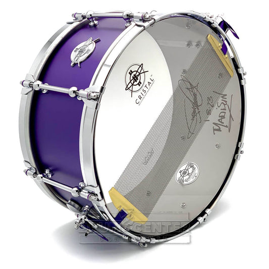 Dunnett Classic Titanium Snare Drum 14x6.5 Matte Metallic Purple w/Cold Rolled Hoops