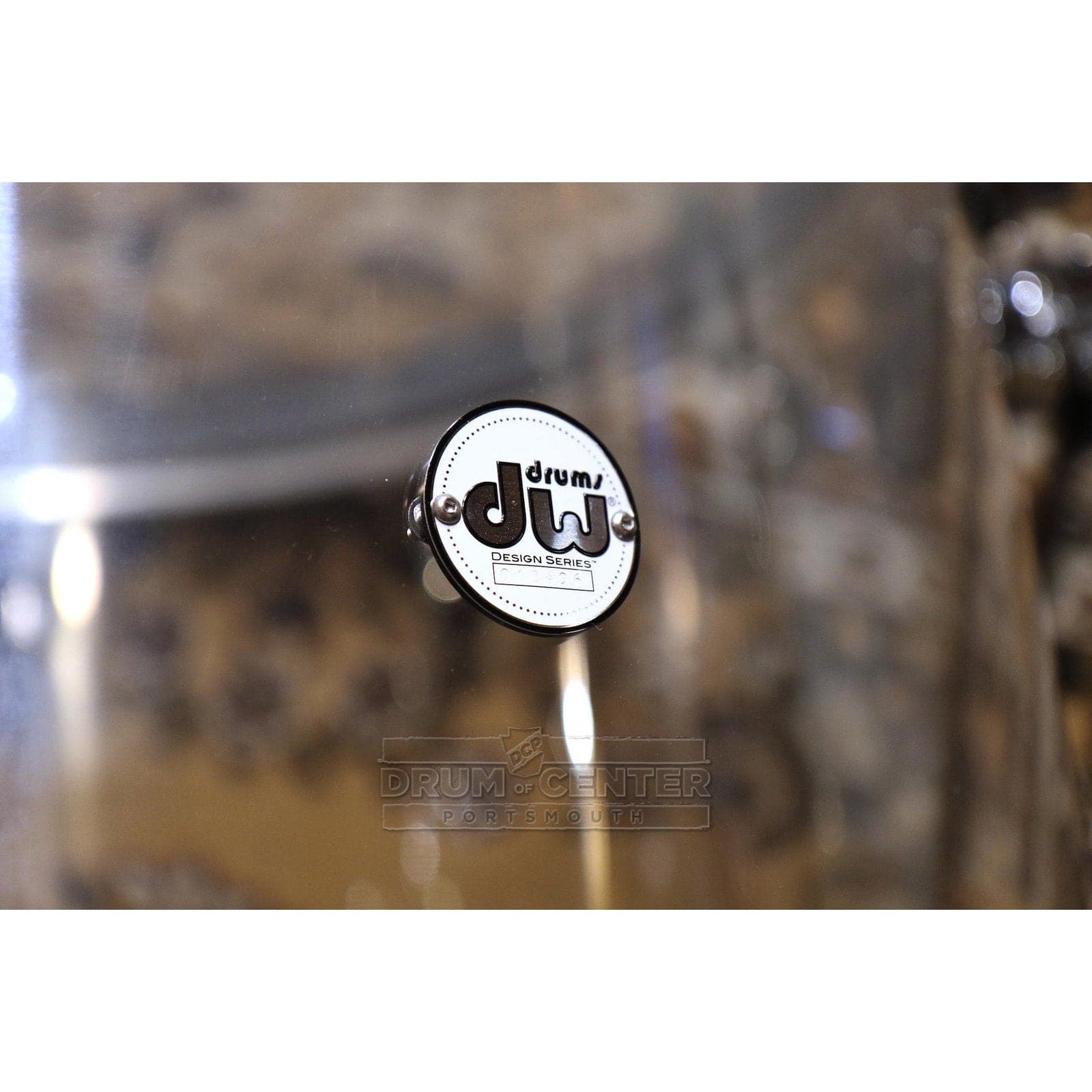 DW Design 5pc Drum Set Clear Acrylic