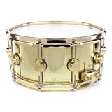 DW Collectors Bell Brass Snare Drum 14x6.5 Gold Hw