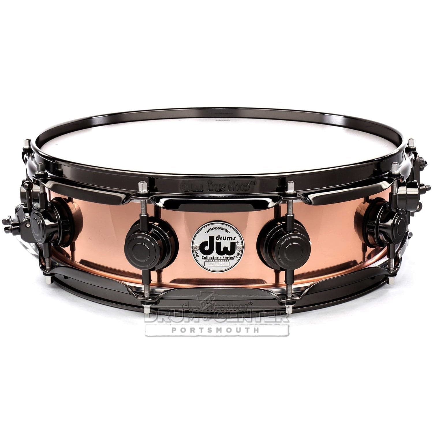 DW Collectors 3mm Copper Snare Drum 14x4 Black Nickel Hw