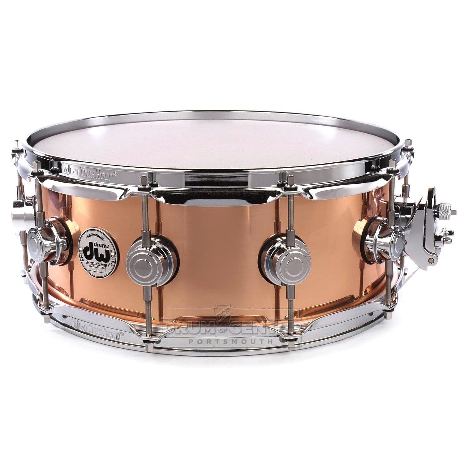 DW Collectors Copper Snare Drum 14x5.5 Chrome Hardware