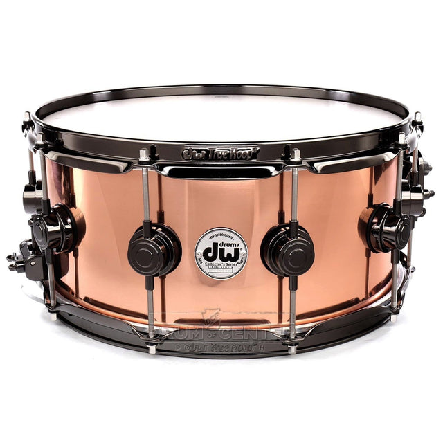 DW Collectors 3mm Copper Snare Drum 14x6.5 Black Nickel Hw