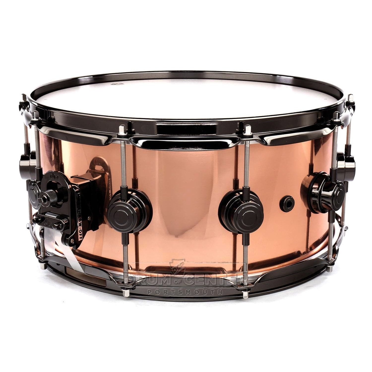 DW Collectors 3mm Copper Snare Drum 14x6.5 Black Nickel Hw