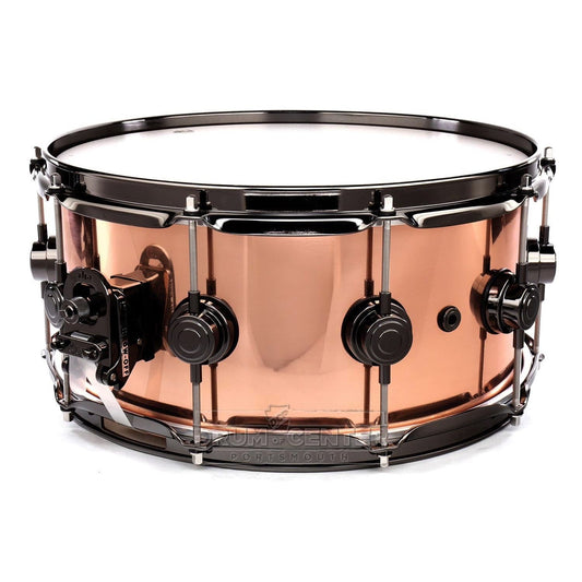 DW Collectors 3mm Copper Snare Drum 14x6.5 Black Nickel Hw