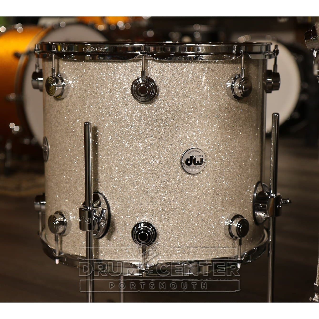 DW Collectors Maple 4pc Drum Set Broken Glass