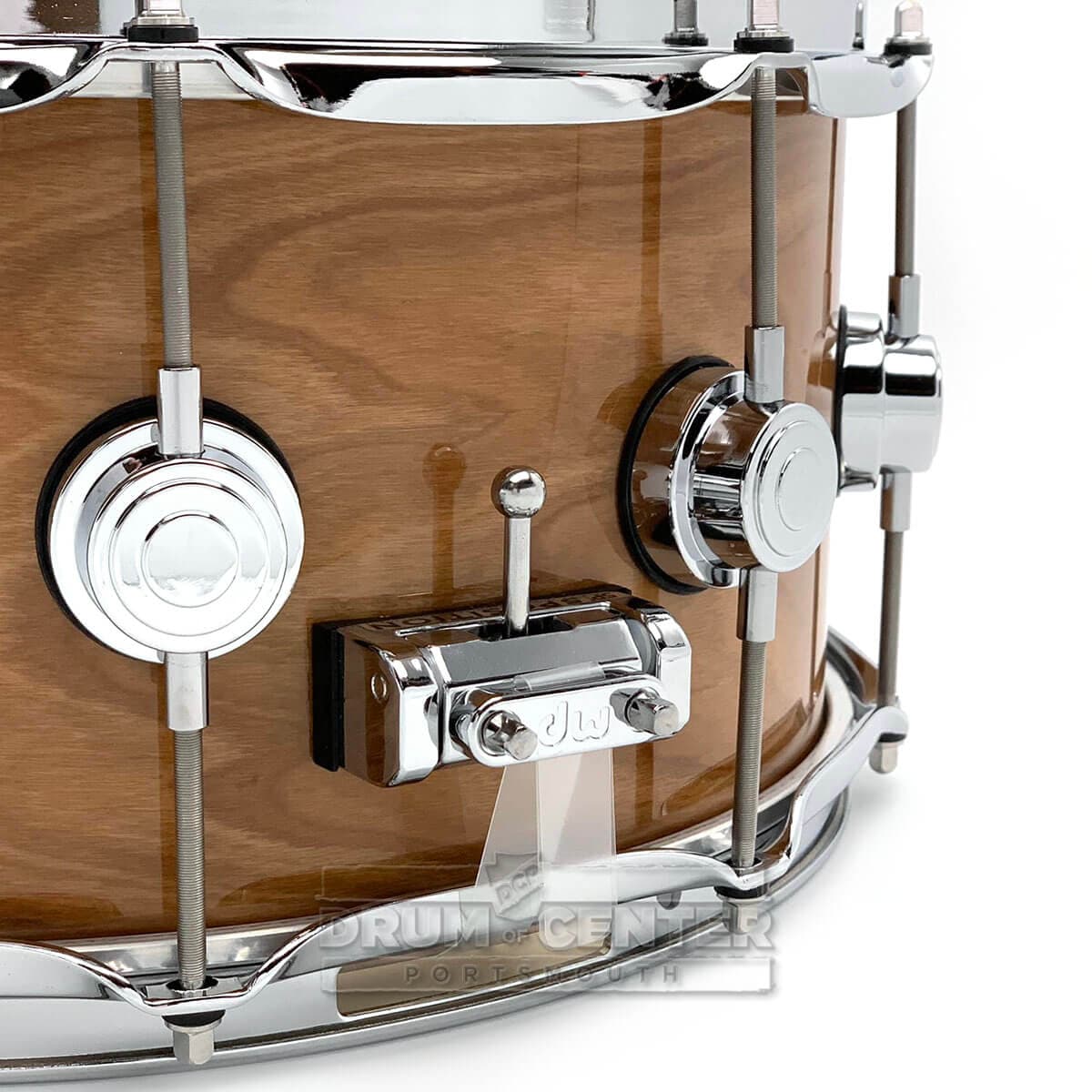 DW Jazz Series Cherry/Gum Snare Drum 14x6.5 Natural Lacquer