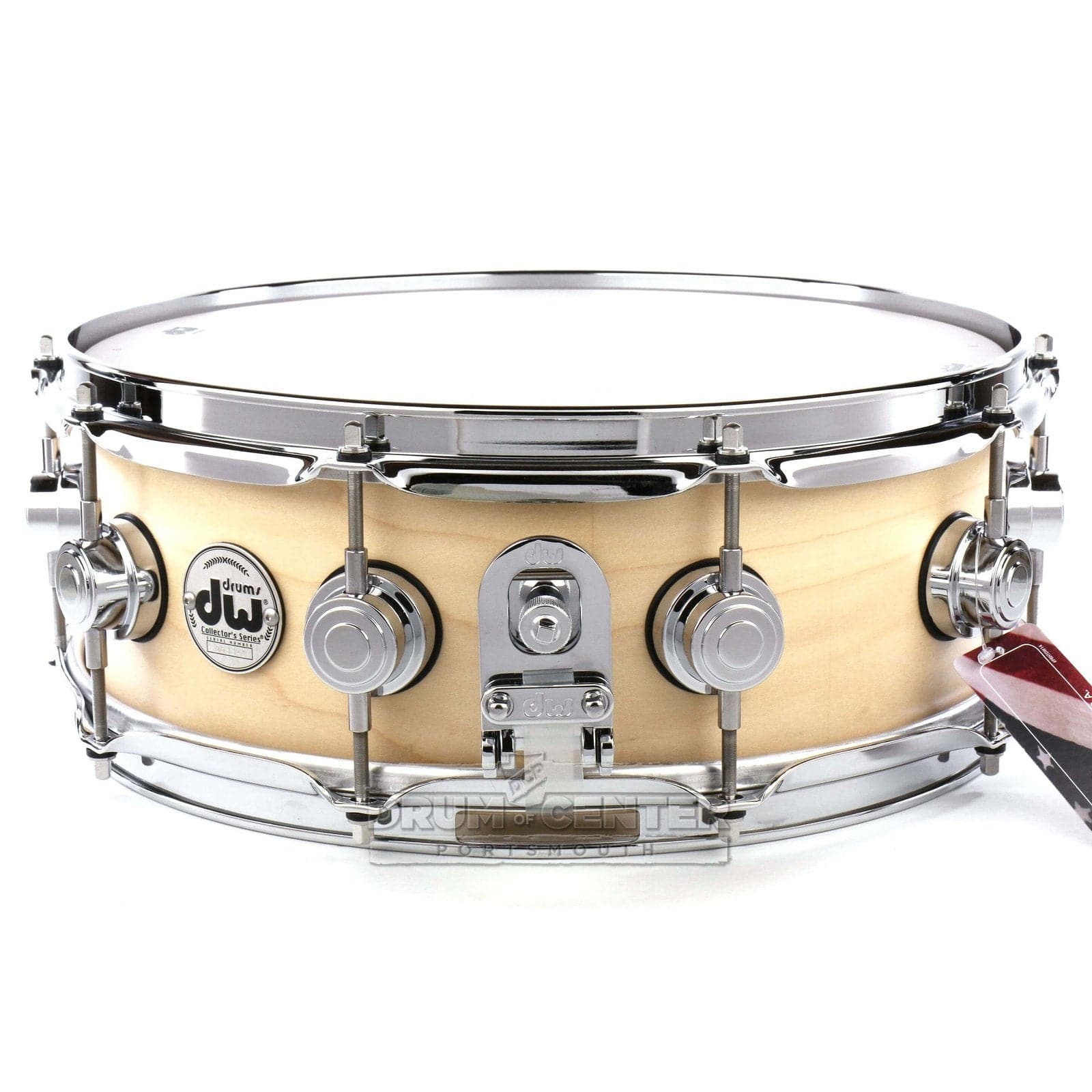 DW Collectors Maple Snare Drum 14x5 Satin Natural