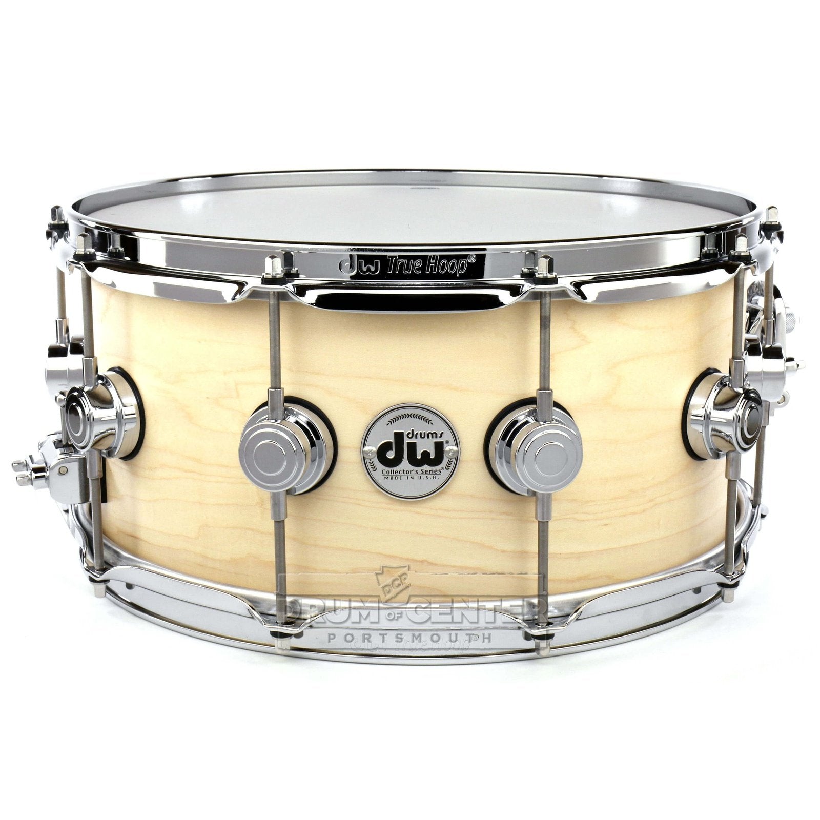 DW Collectors Maple Snare Drum 14x6.5 Satin Natural | DCP