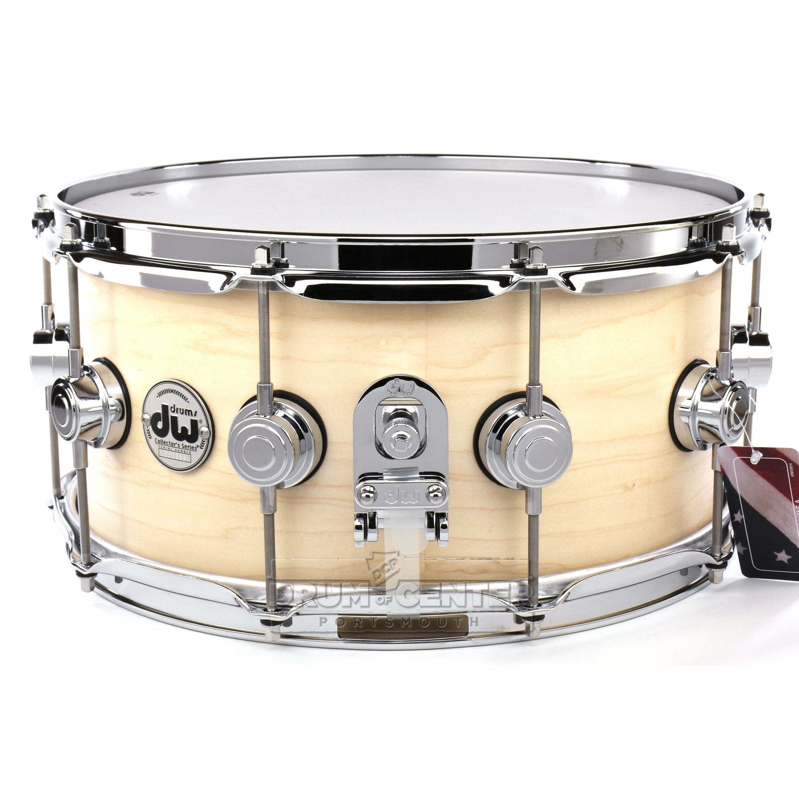 DW Collectors Maple Snare Drum 14x6.5 Satin Natural