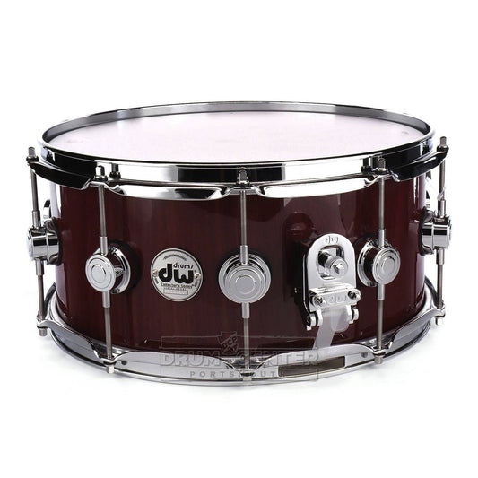 DW Collectors Purpleheart Snare Drum 14x6.5 Natural Lacquer