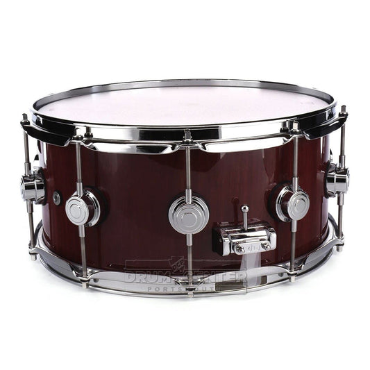 DW Collectors Purpleheart Snare Drum 14x6.5 Natural Lacquer