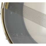 DW Collectors Series Satin Black Brass Snare Drum - 14x5.5 - Gold Hardware