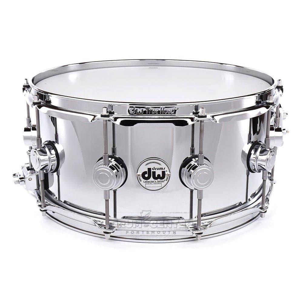 DW Collectors Steel Snare Drum 14x6.5 Polished