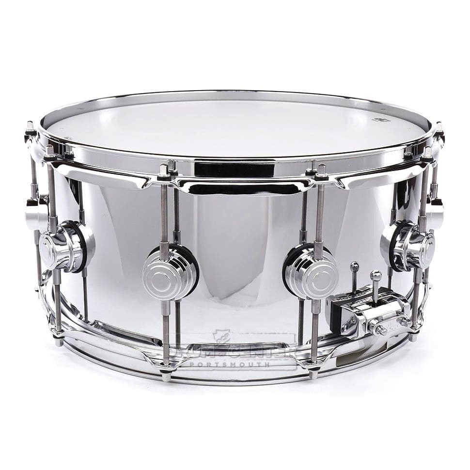 DW Collectors Steel Snare Drum 14x6.5 Polished