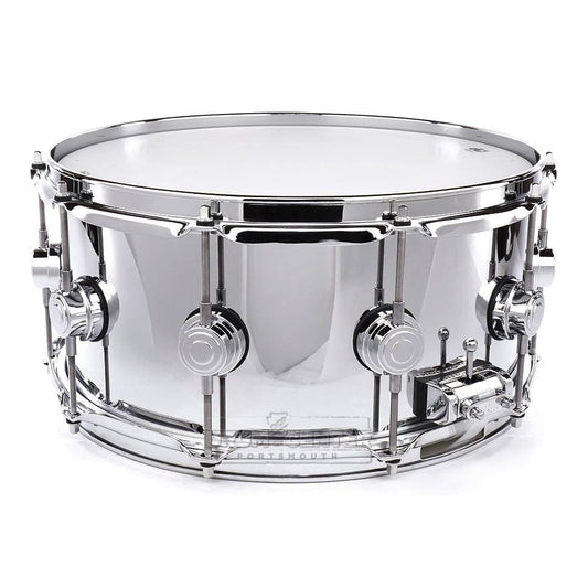 DW Collectors Steel Snare Drum 14x6.5 Polished