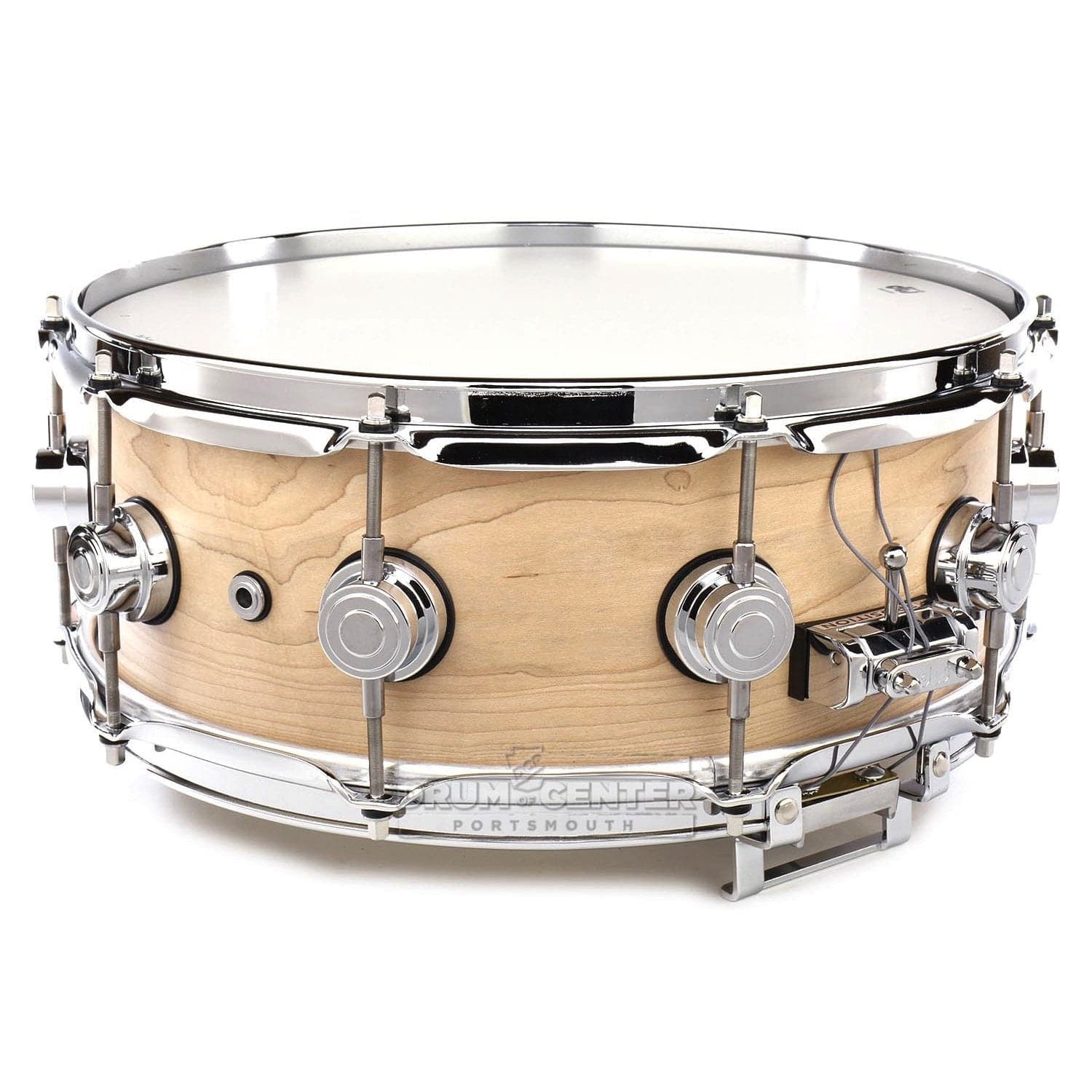 DW Collectors Super Sonic Solid Ply Snare Drum 14x5.5 Natural Satin