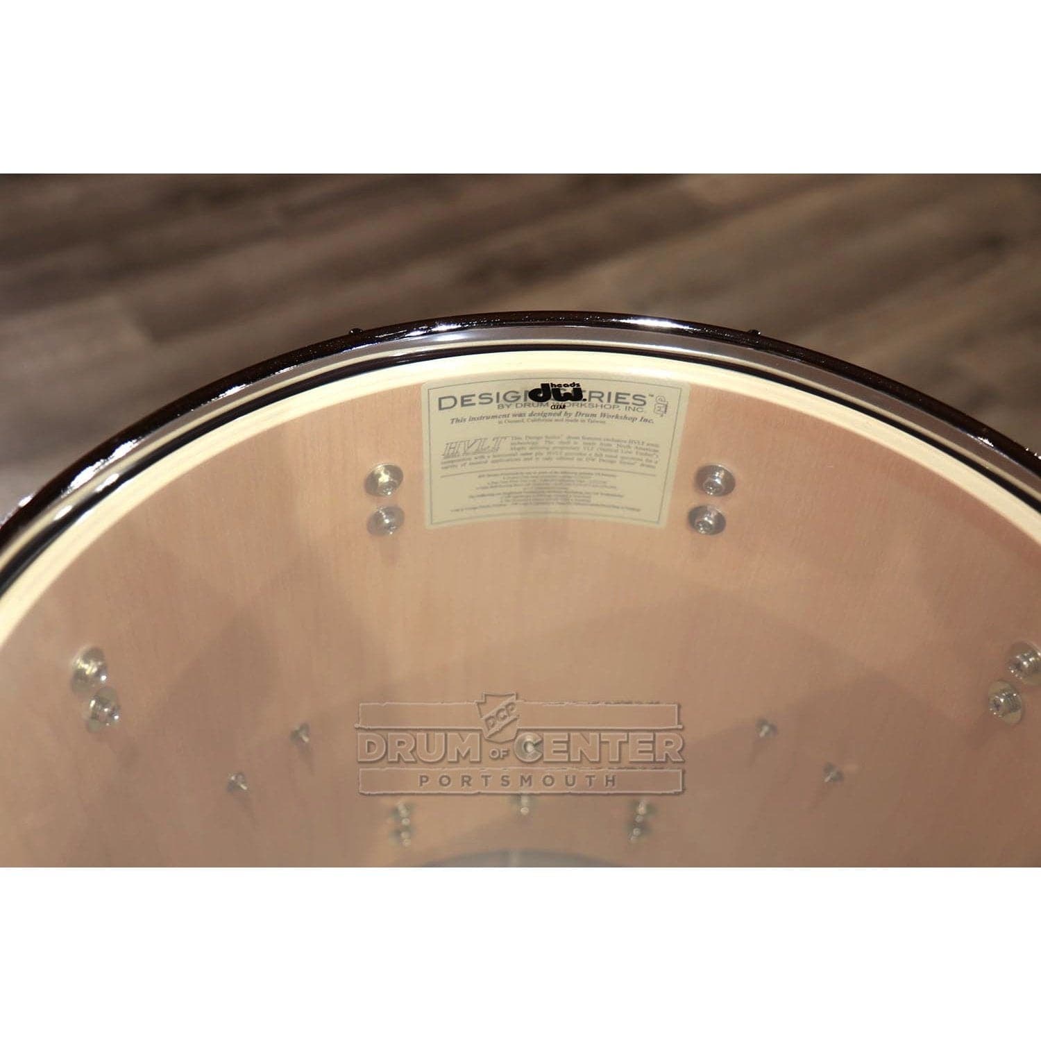 DW Design 14x14 Floor Tom Satin Crimson Metallic