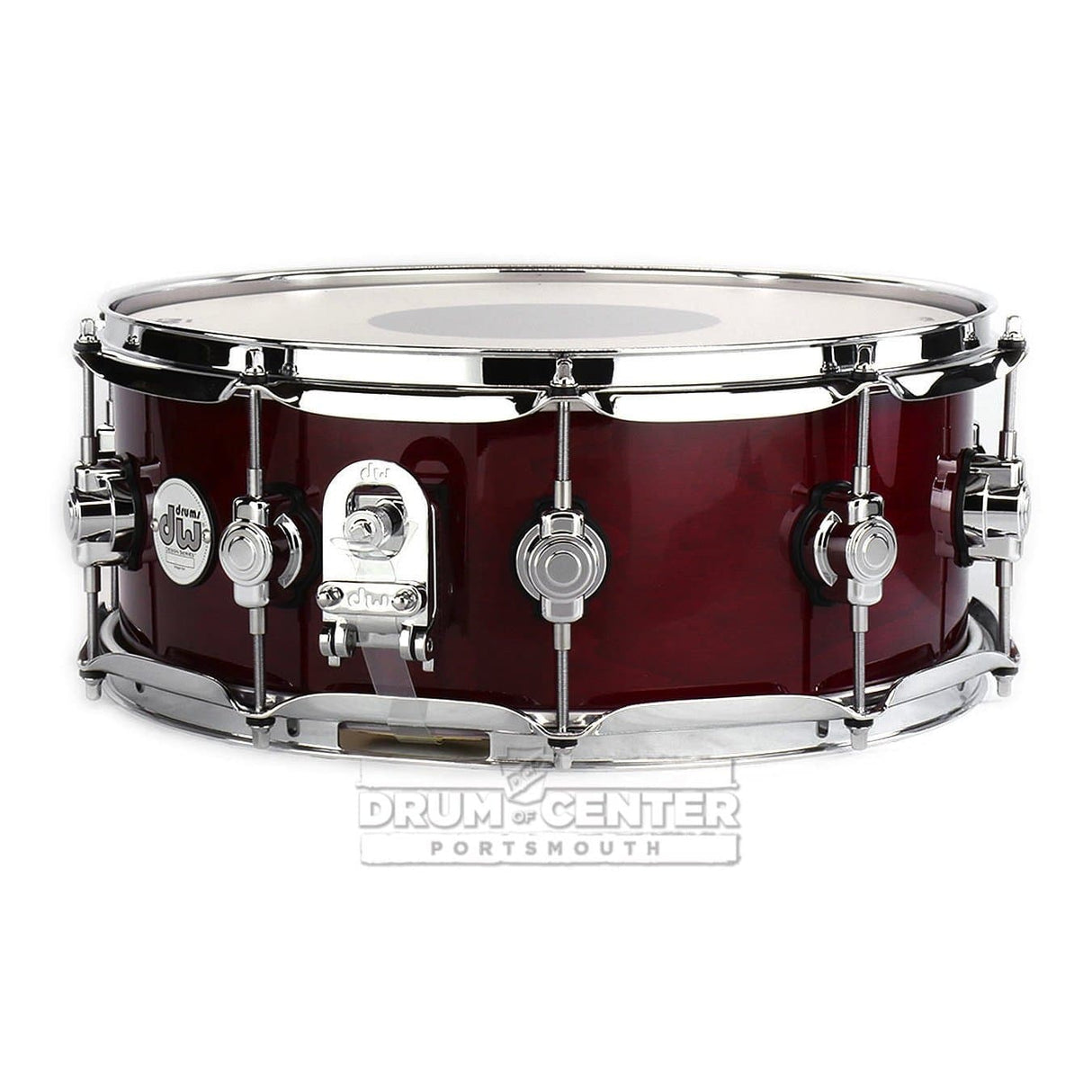 DW Design 14x5.5 Snare Drum - Cherry Stain