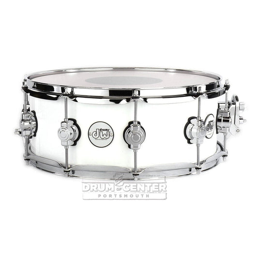 DW Design 14x5.5 Snare Drum - Gloss White