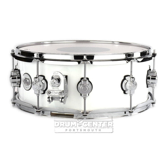 DW Design 14x5.5 Snare Drum - Gloss White