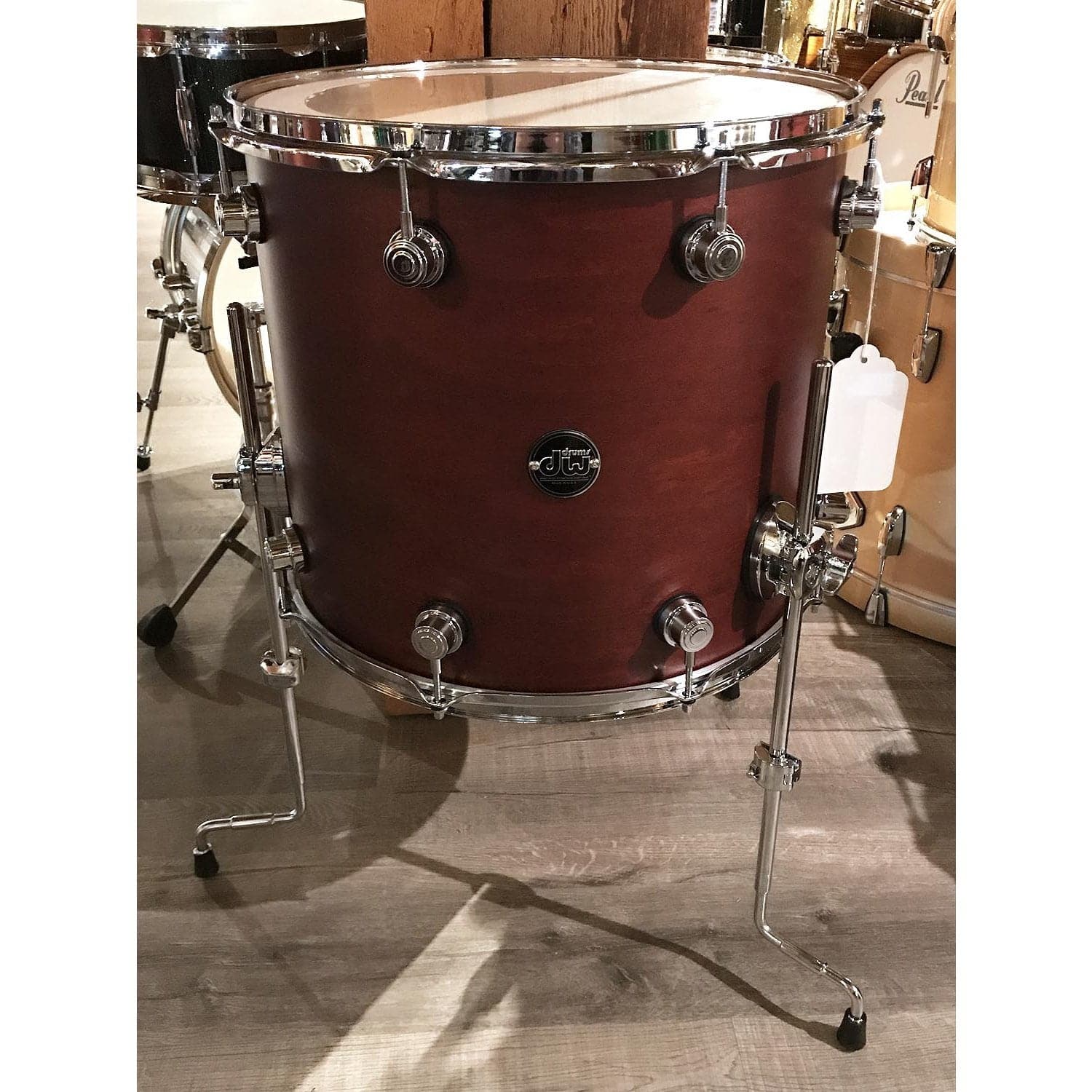 DW Performance Floor Tom 16x14 Satin Tobacco