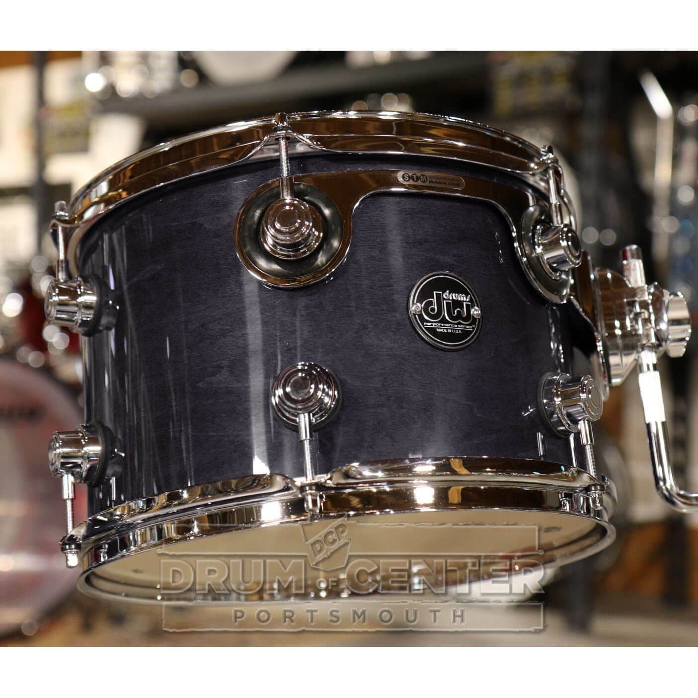 DW Performance 3pc Lacquer Drum Set 20/12/14 Ebony Stain