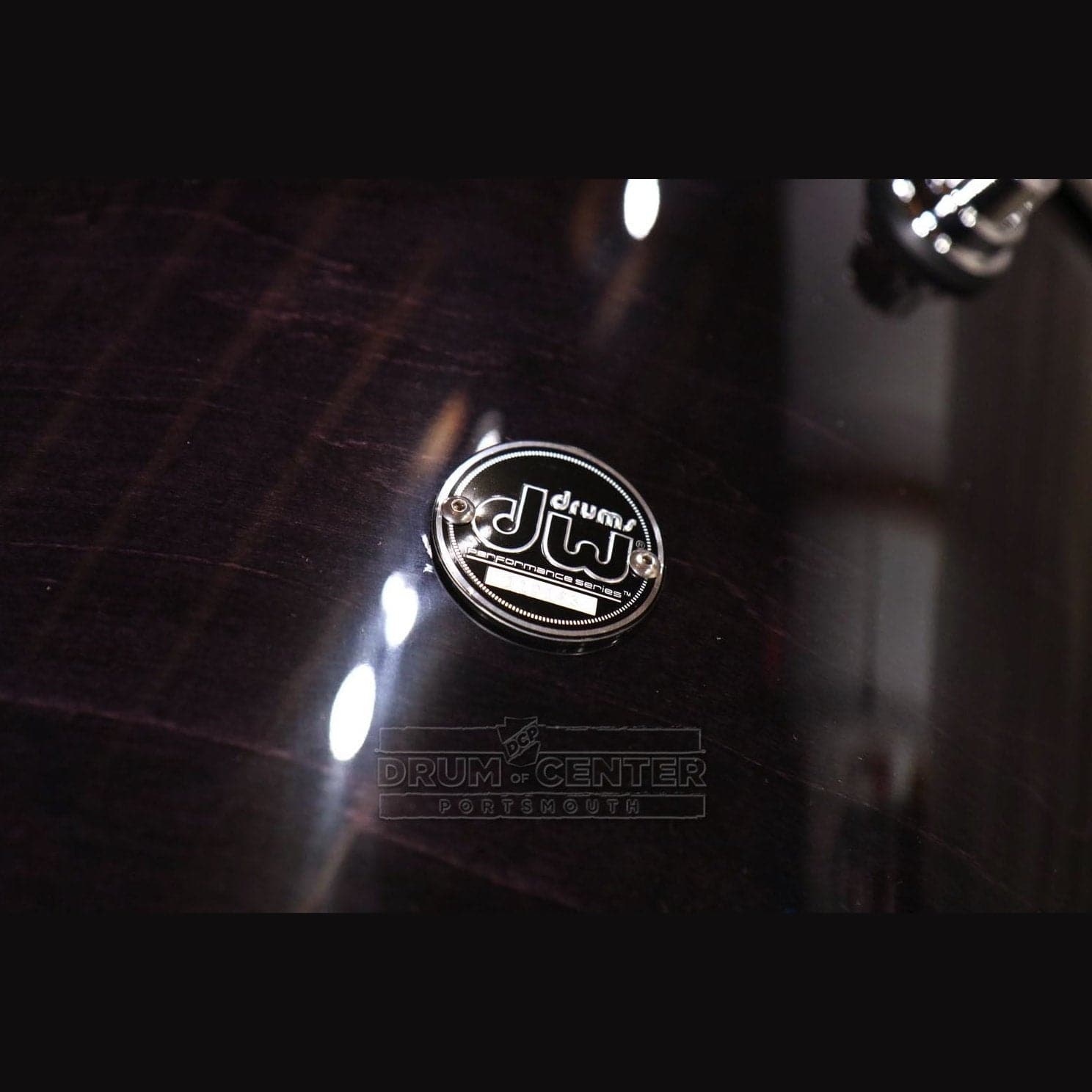 DW Performance 4pc Drum Set 22/10/12/16 Ebony Stain Lacquer