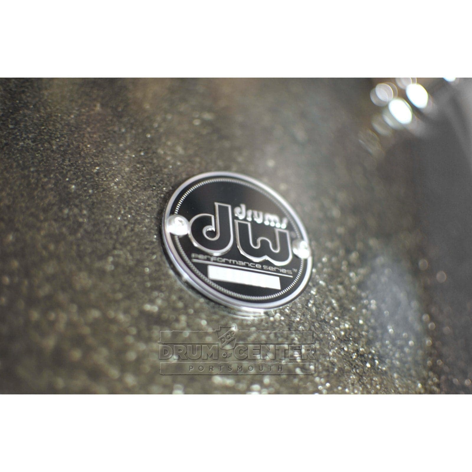 DW Performance 3pc Rock Drum Set 22/13/16 Pewter Sparkle FinishPly