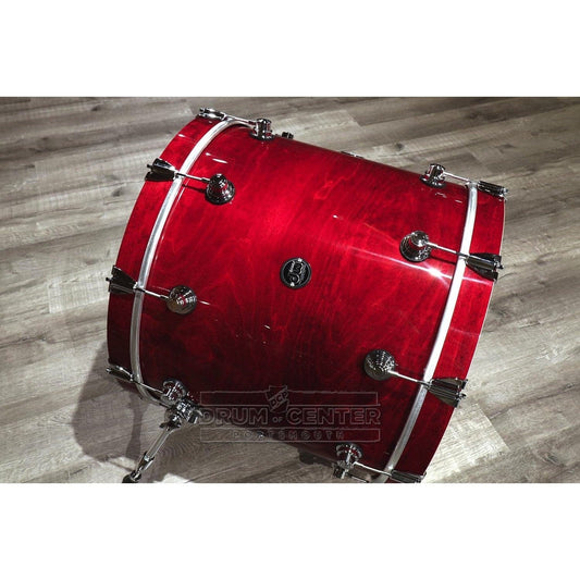 DW Performance 4pc Drum Set 22/10/12/16 Cherry Stain