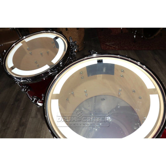 DW Performance 4pc Drum Set 22/10/12/16 Cherry Stain