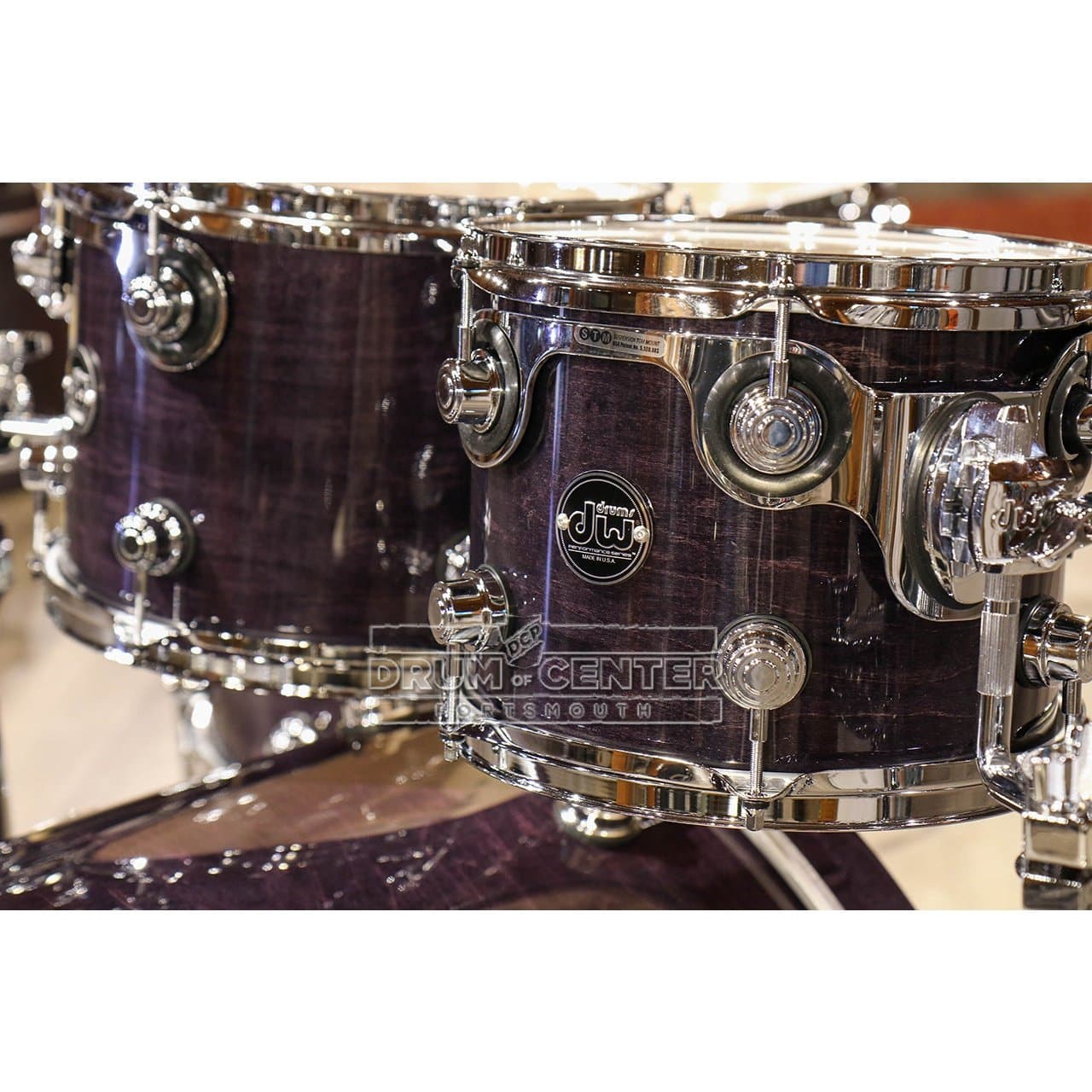 DW Performance 5pc Drum Set 22/10/12/14/16 Ebony Stain