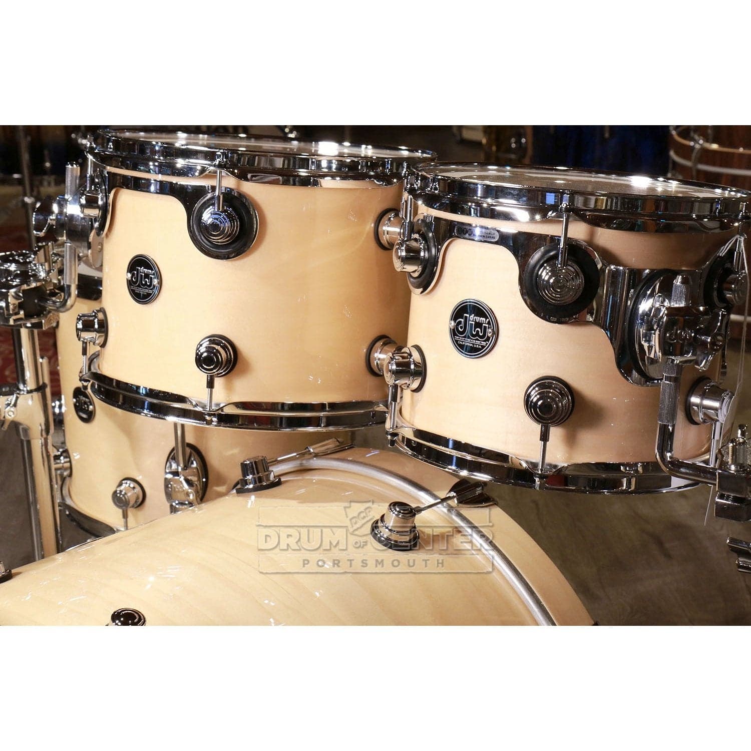 DW Performance 5pc Drum Set 22/10/12/14/16 Natural Lacquer