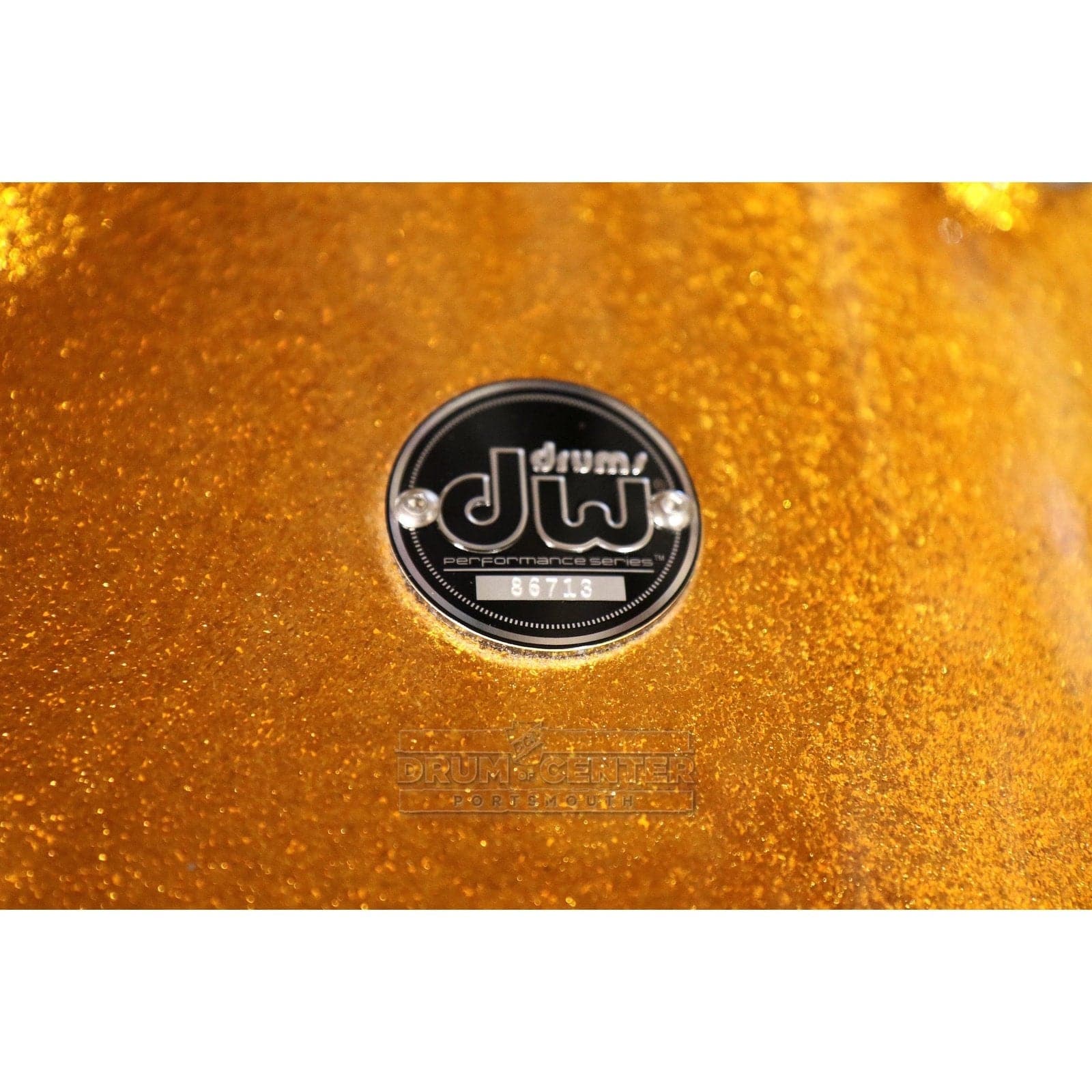 DW Performance 4pc Drum Set Gold Sparkle