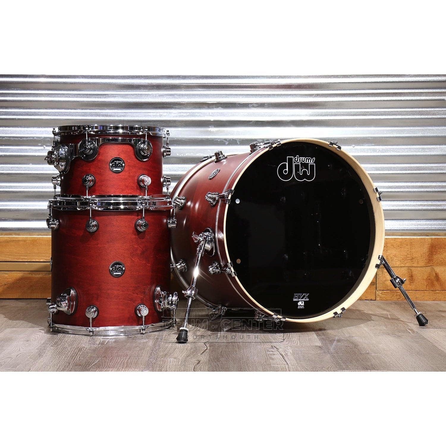 DW Performance 3pc Drum Set 20/12/14 Satin Tobacco
