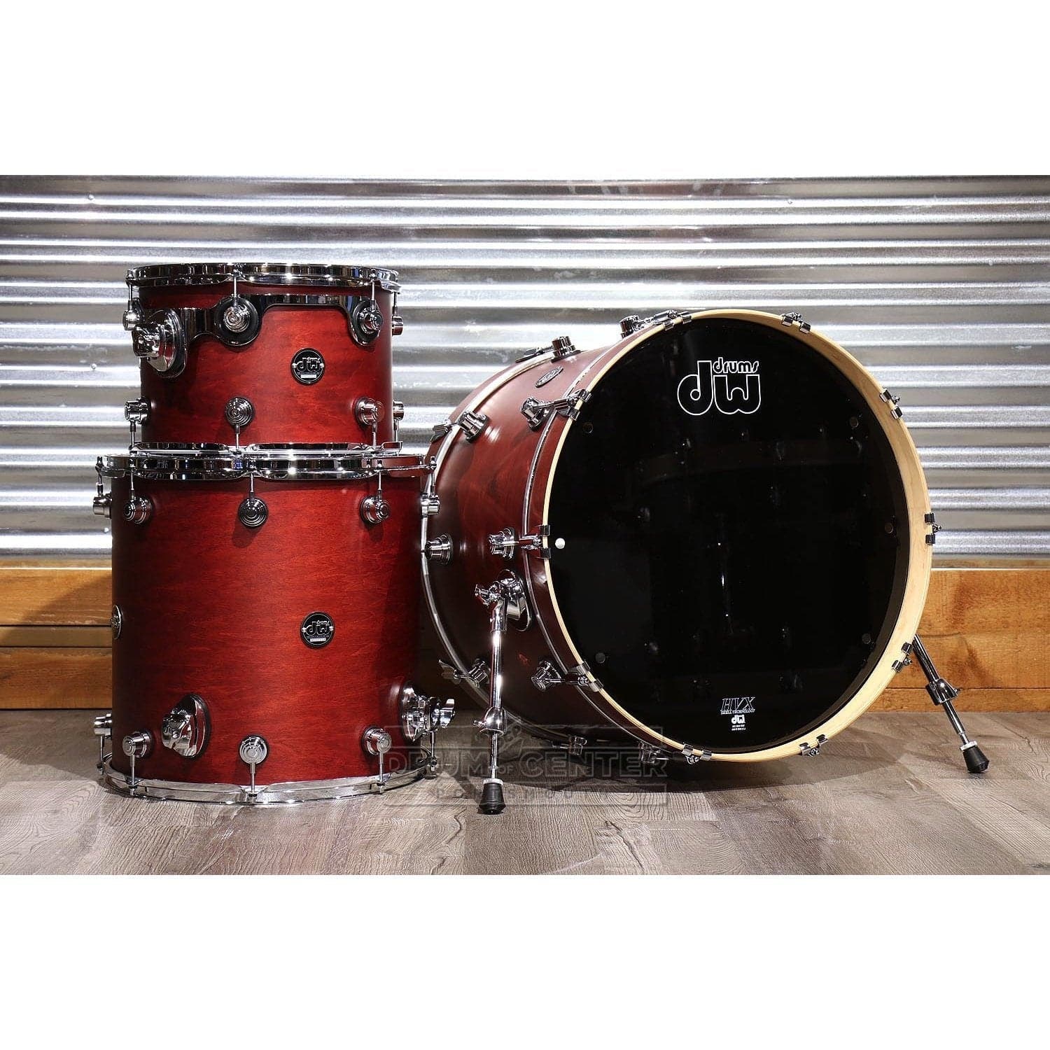 DW Performance 3pc Drum Set 22/13/16 Satin Tobacco