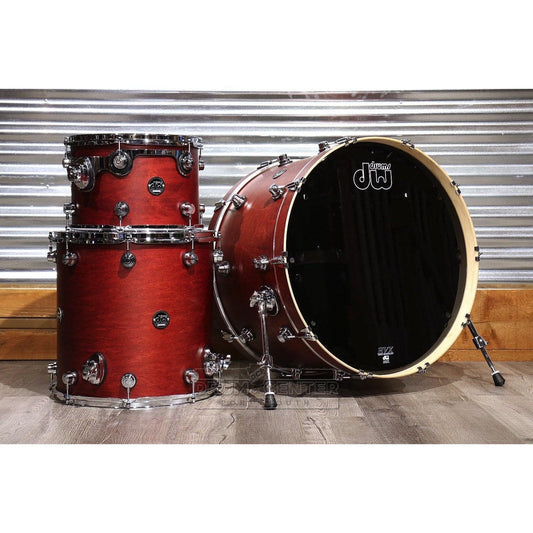 DW Performance 3pc Drum Set 24/13/16 Satin Tobacco