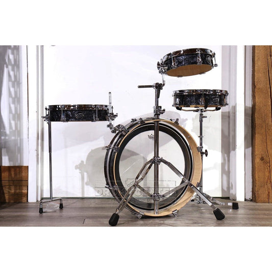DW Performance 4pc Low Pro Drum Set Black Diamond