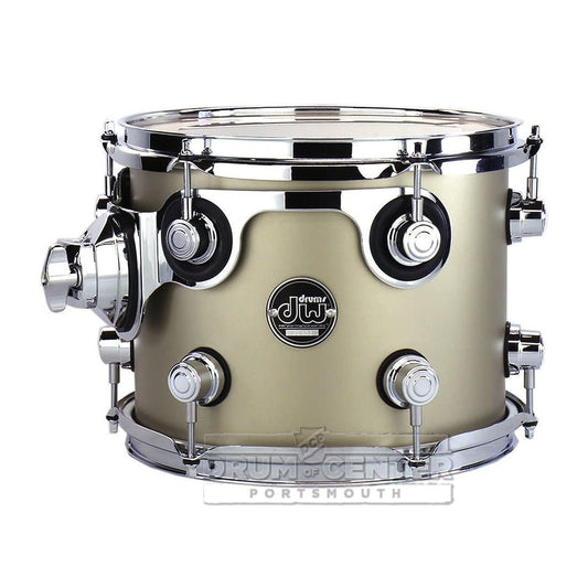 DW Performance Rack Tom 10x8 Hard Satin Gold Mist