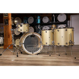 DW Performance 4pc Drum Set 24/13/16/18 Hard Satin Gold Mist