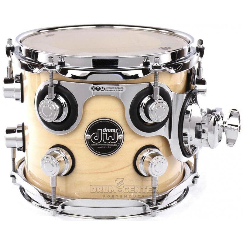 DW Performance Rack Tom 10x8 Natural Lacquer