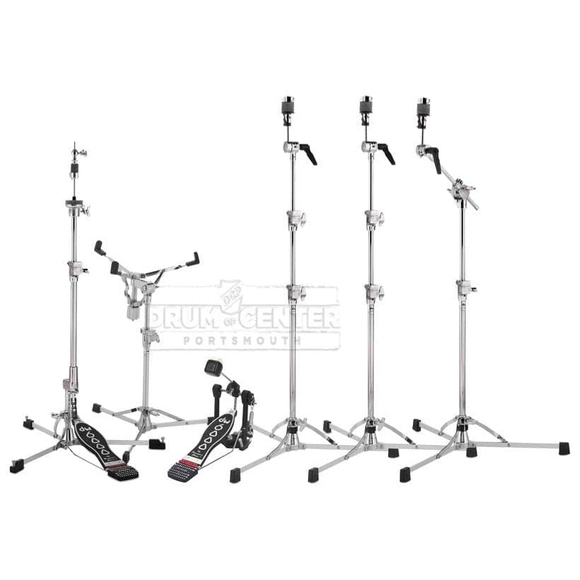 dw 6000 double pedal DW 6000 Series Hardware Pack with 3 Cymbal Stands & Chain Drive Pedal