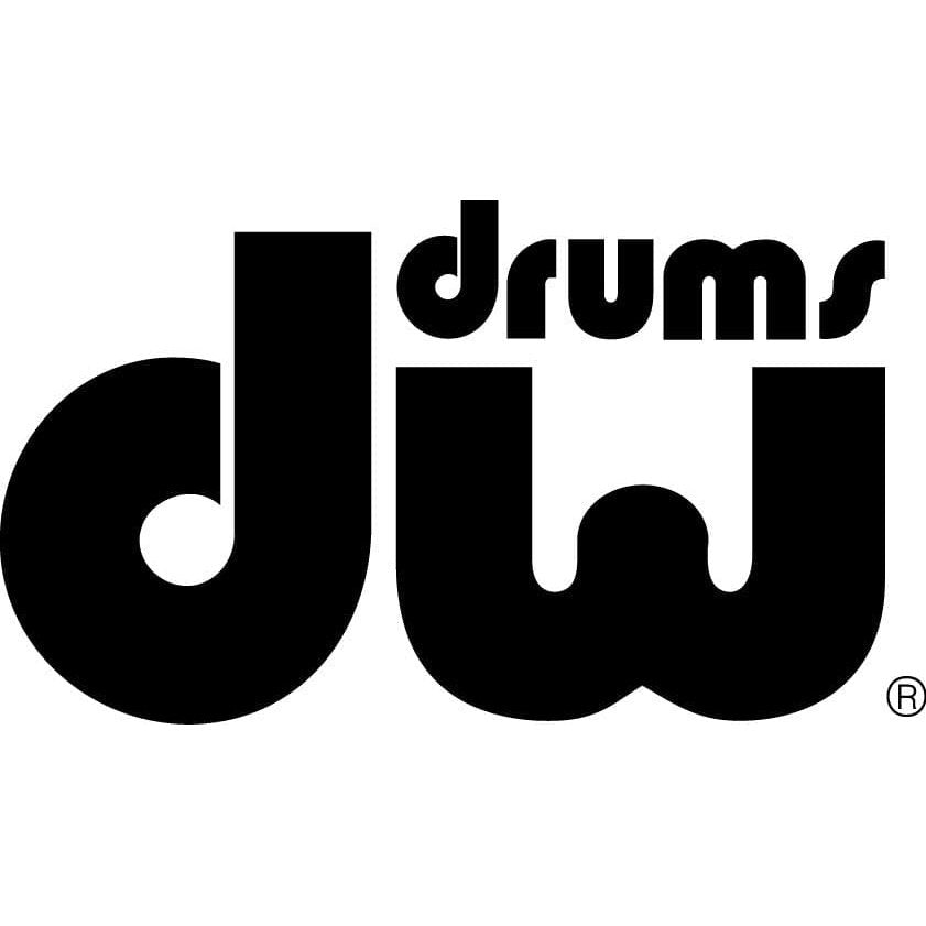 DW PR40BD-BLK Official Logo for Bass Drum Head - Black