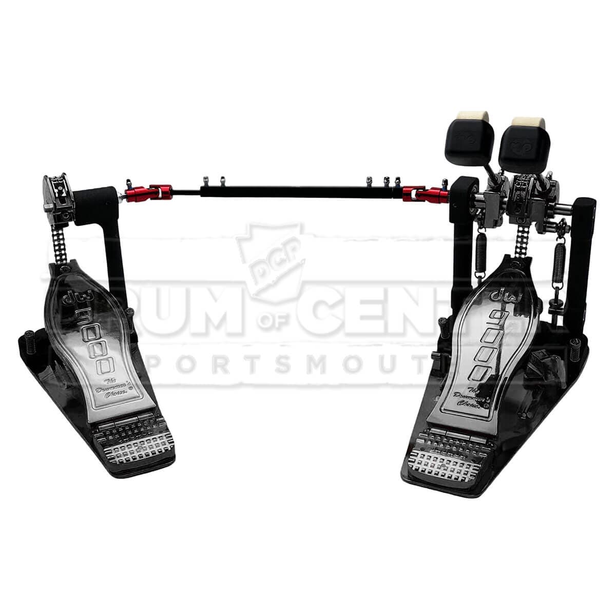 double pedal dw 9000 DW DWCP9002BN 9000 Series Double Bass Drum Pedal Black Nickel