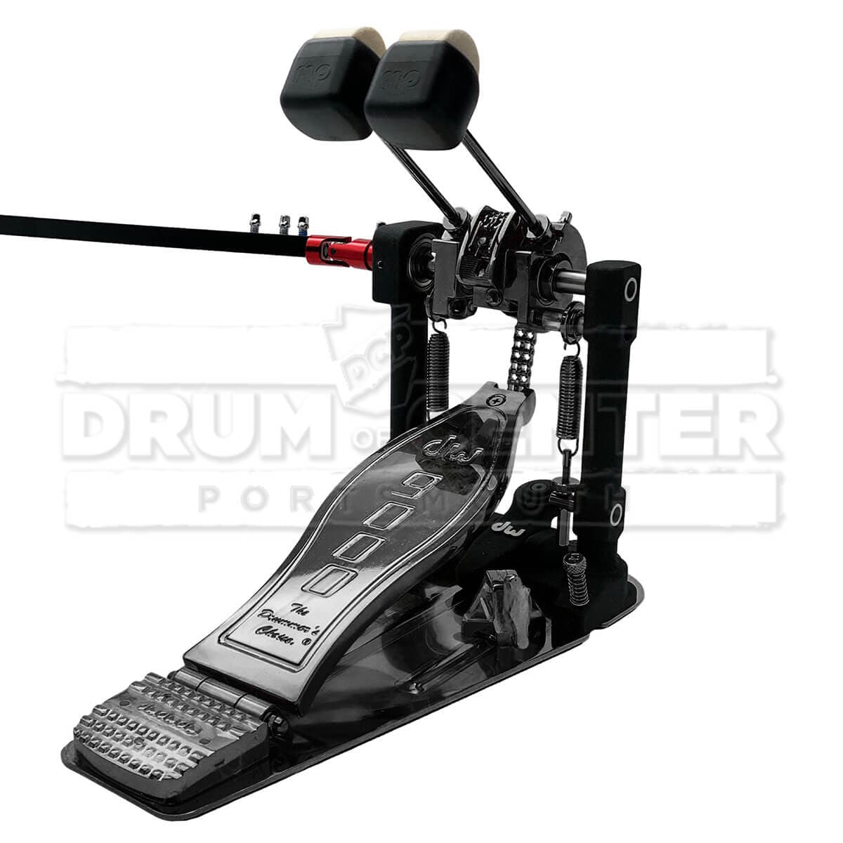 DW DWCP9002BN 9000 Series Double Bass Drum Pedal Black Nickel
