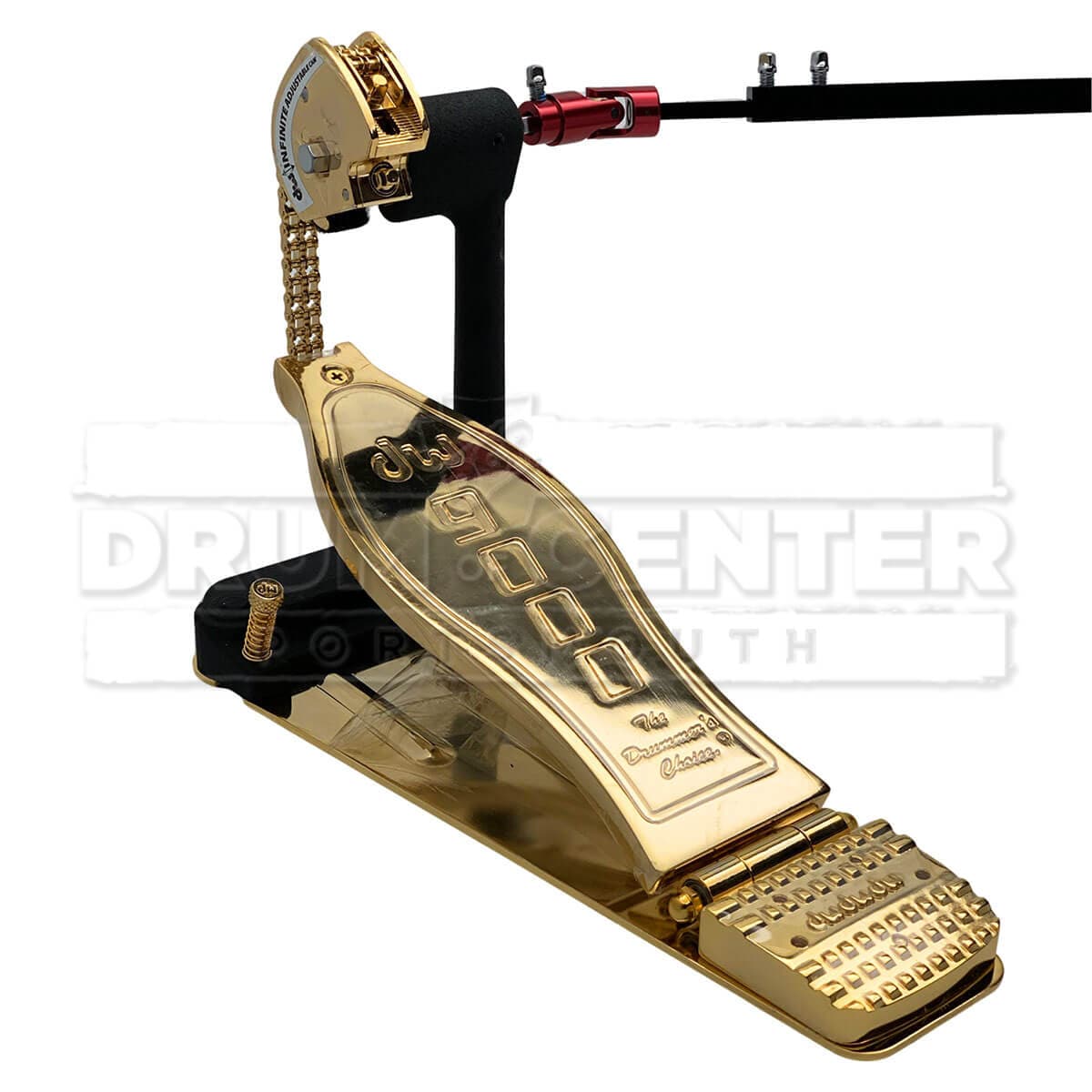 DW 9000 Series Double Bass Drum Pedal Gold