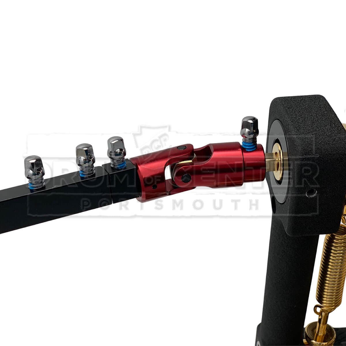 DW DWCP9002GD 9000 Series Double Bass Drum Pedal w/ Bag, Gold