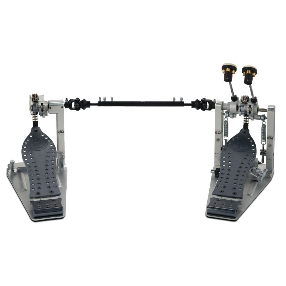 DW DWCPMCD2GR MFG Series Chain Double Bass Drum Pedal Gray
