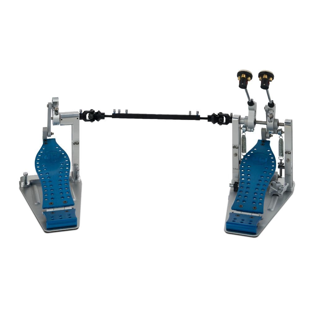DW DWCPMDD2BL MFG Series Direct Double Bass Drum Pedal Blue