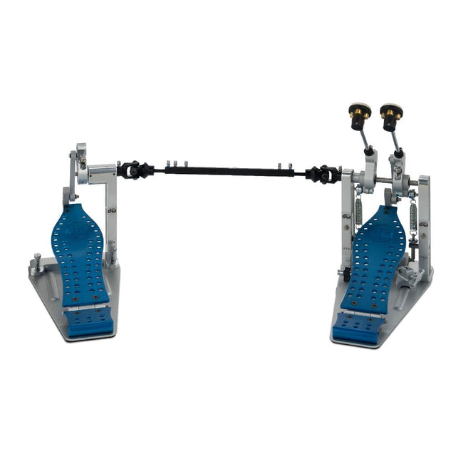 DW MFG Series Direct Double Bass Drum Pedal Blue