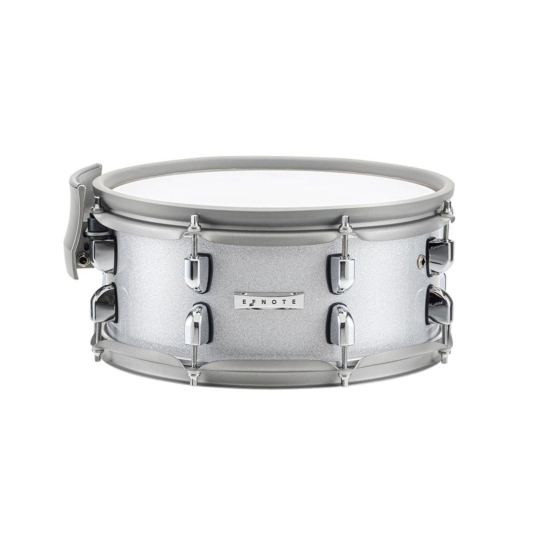 EFNOTE Full Shell Snare Drum Pad 12x5 White Sparkle